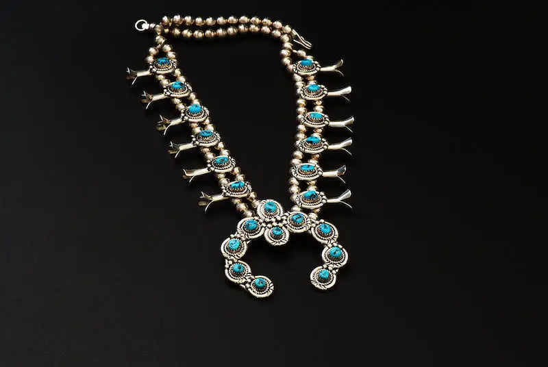 Vintage Native American Jewelry with Turquoise & Silver