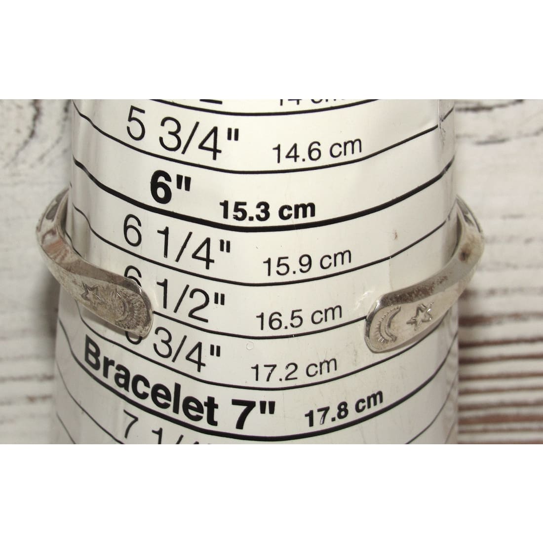 Navajo Carinated Hand Stamped Ingot Double Sided Cuff Bracelet Signed Native