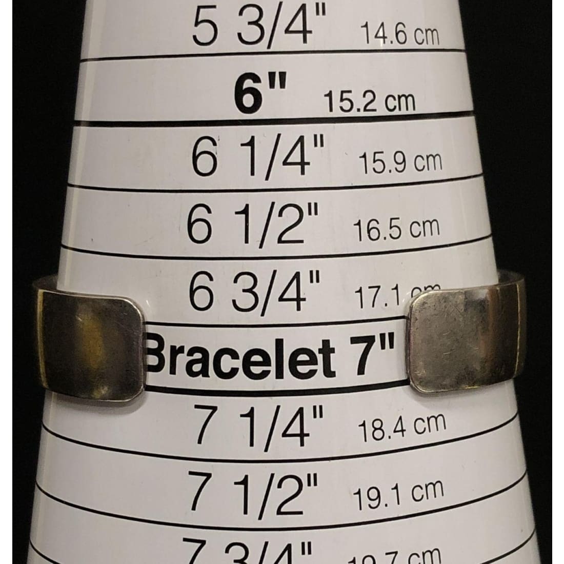 VTG Hopi B. Mansfield Cuff Bracelet Sterling Silver Native American