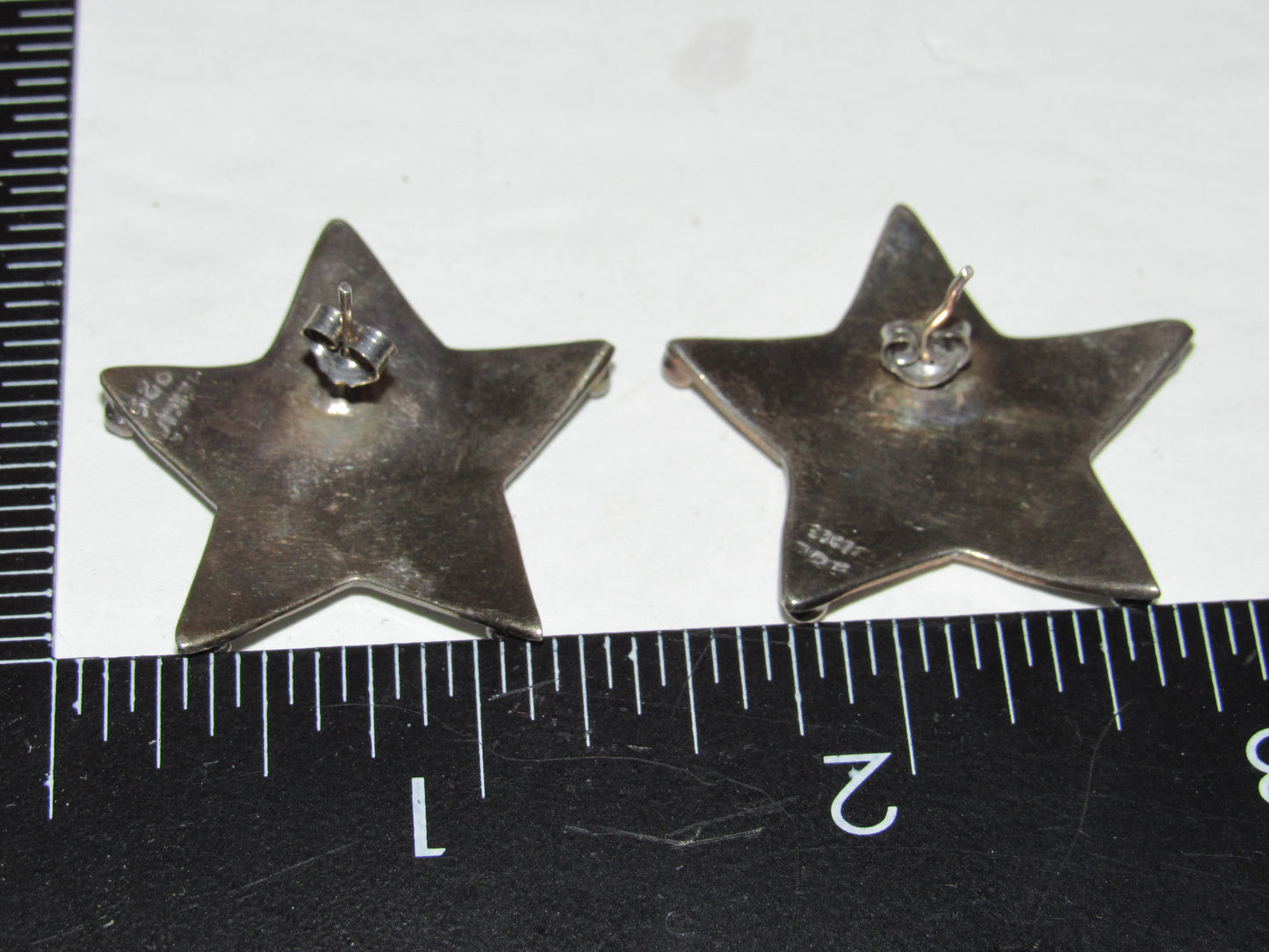 Vintage 925 TAXCO Mexico Star Post Earrings Sterling Silver