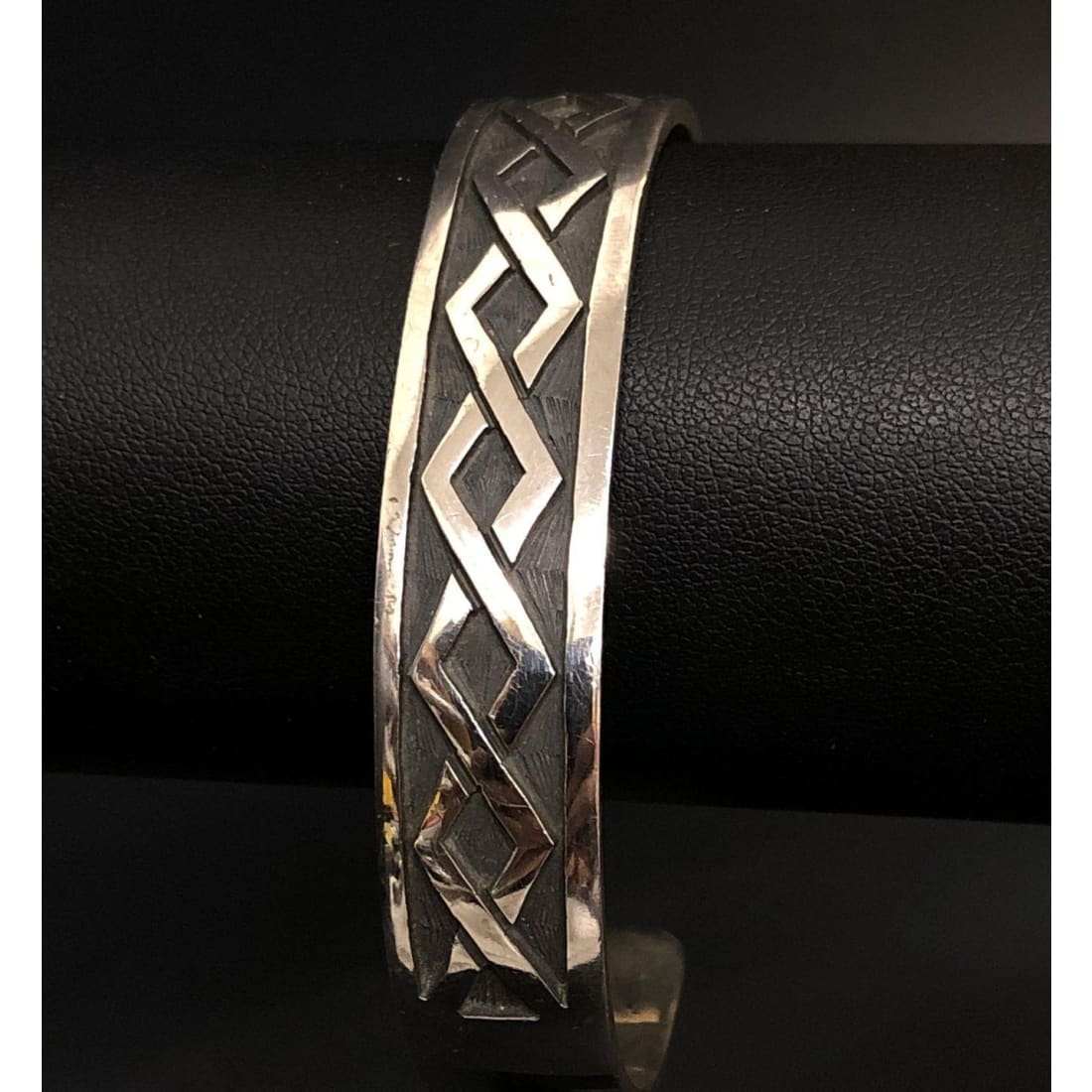 VTG Hopi B. Mansfield Cuff Bracelet Sterling Silver Native American