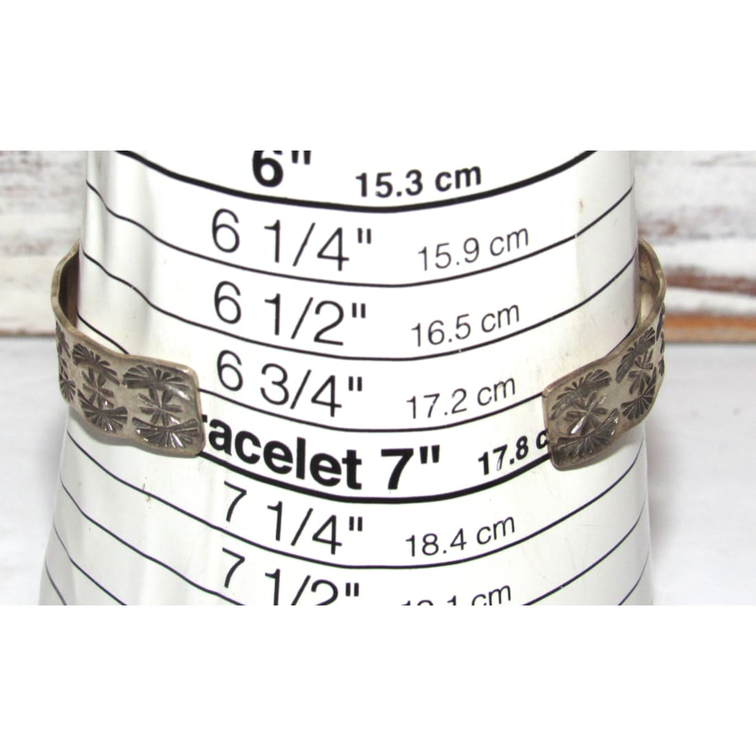 Vintage Zuni Sleeping Beauty Turquoise Cuff Bracelet Sterling Silver Stacker