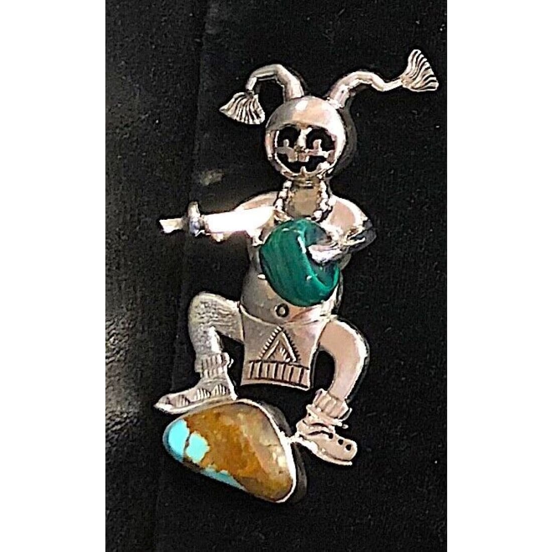 Large Bennie Ration Koshare Pendant Royston Turquoise