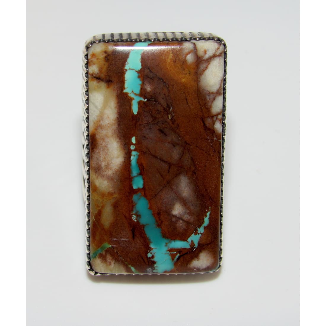 Massive Navajo Boulder Royston Turquoise Statement Ring Sz