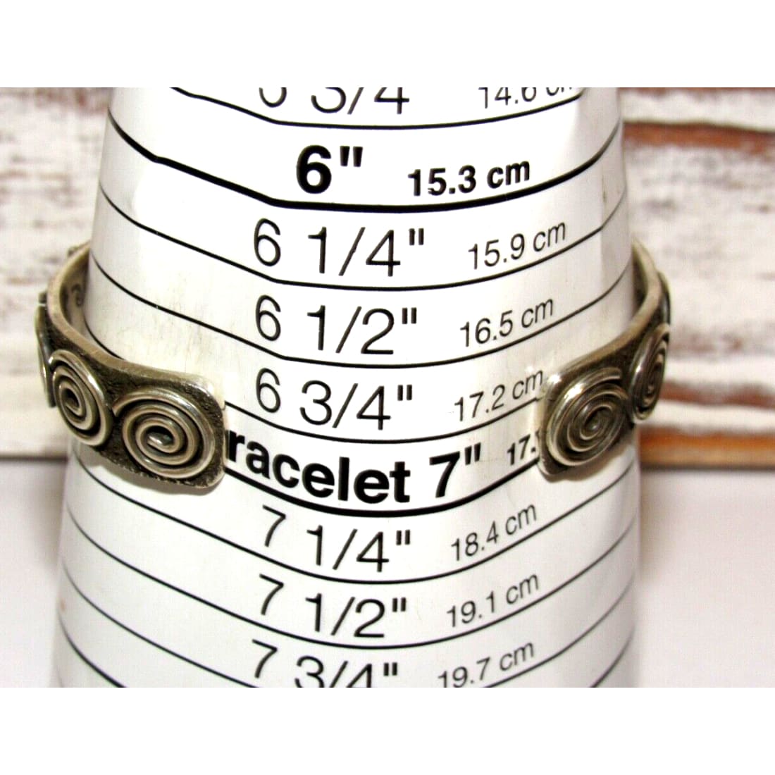 Navajo Alex Sanchez Petroglyphs Cuff Bracelet Number 8