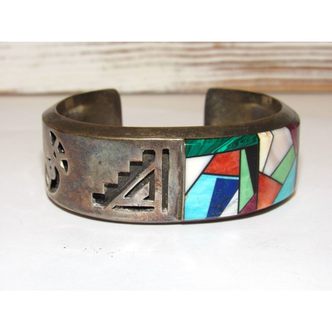 NAVAJO Dean Brown Museum Quality Cuff Bracelet Sterling