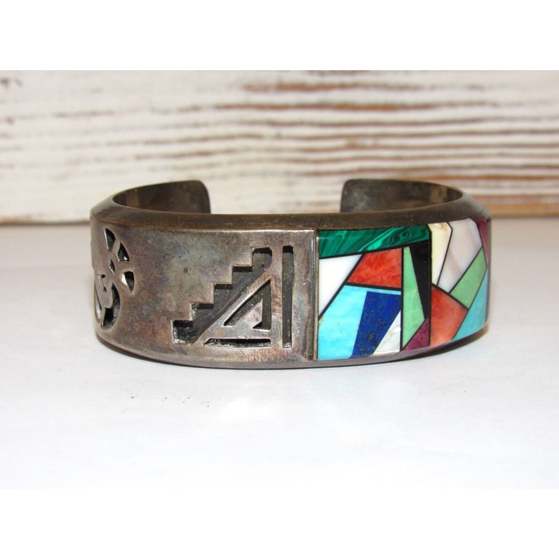 NAVAJO Dean Brown Museum Quality Cuff Bracelet Sterling