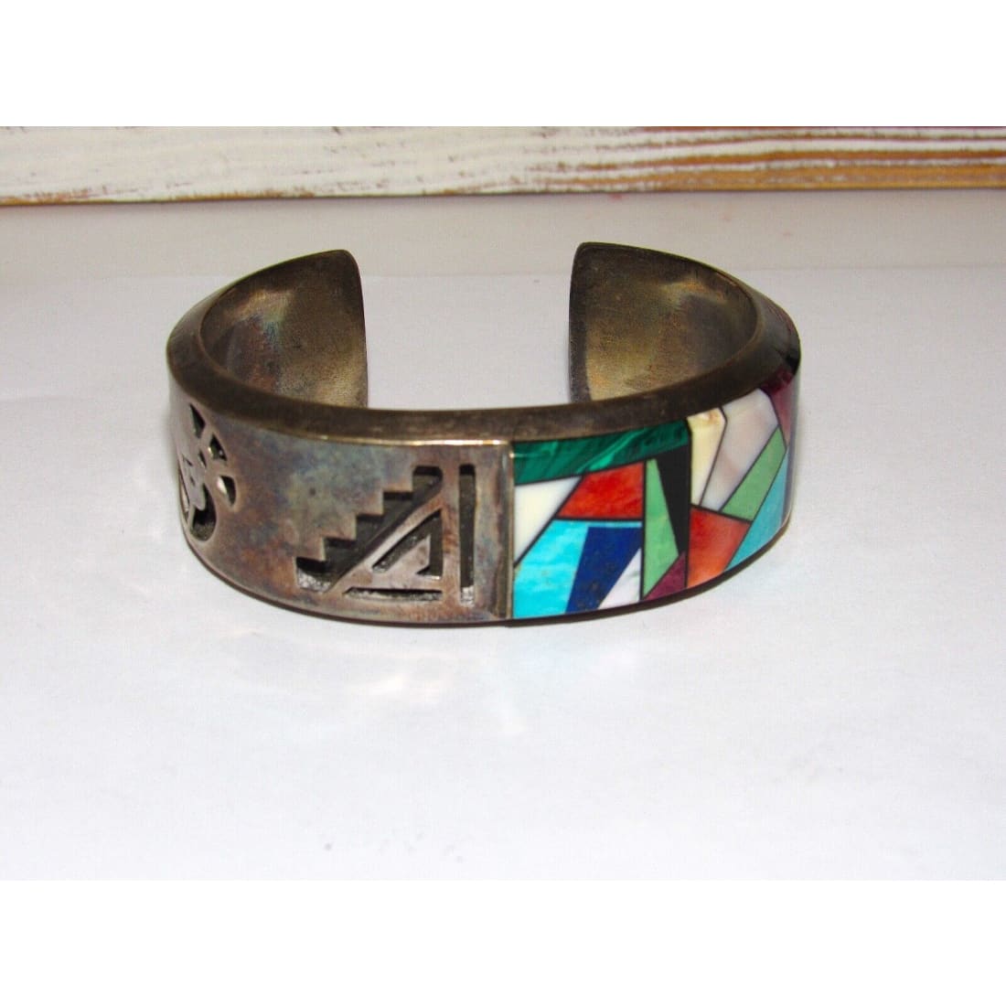 NAVAJO Dean Brown Museum Quality Cuff Bracelet Sterling