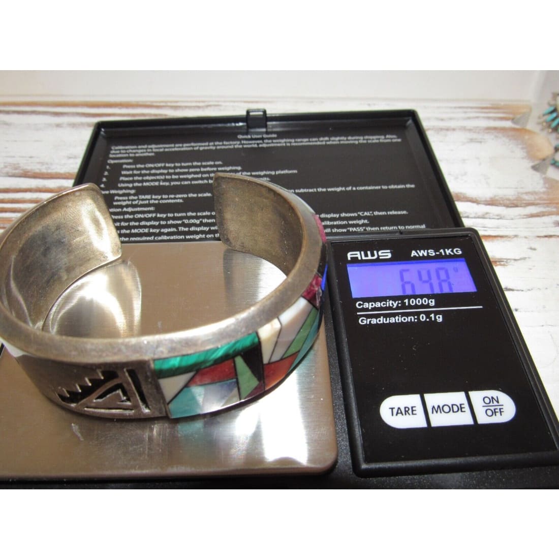 NAVAJO Dean Brown Museum Quality Cuff Bracelet Sterling