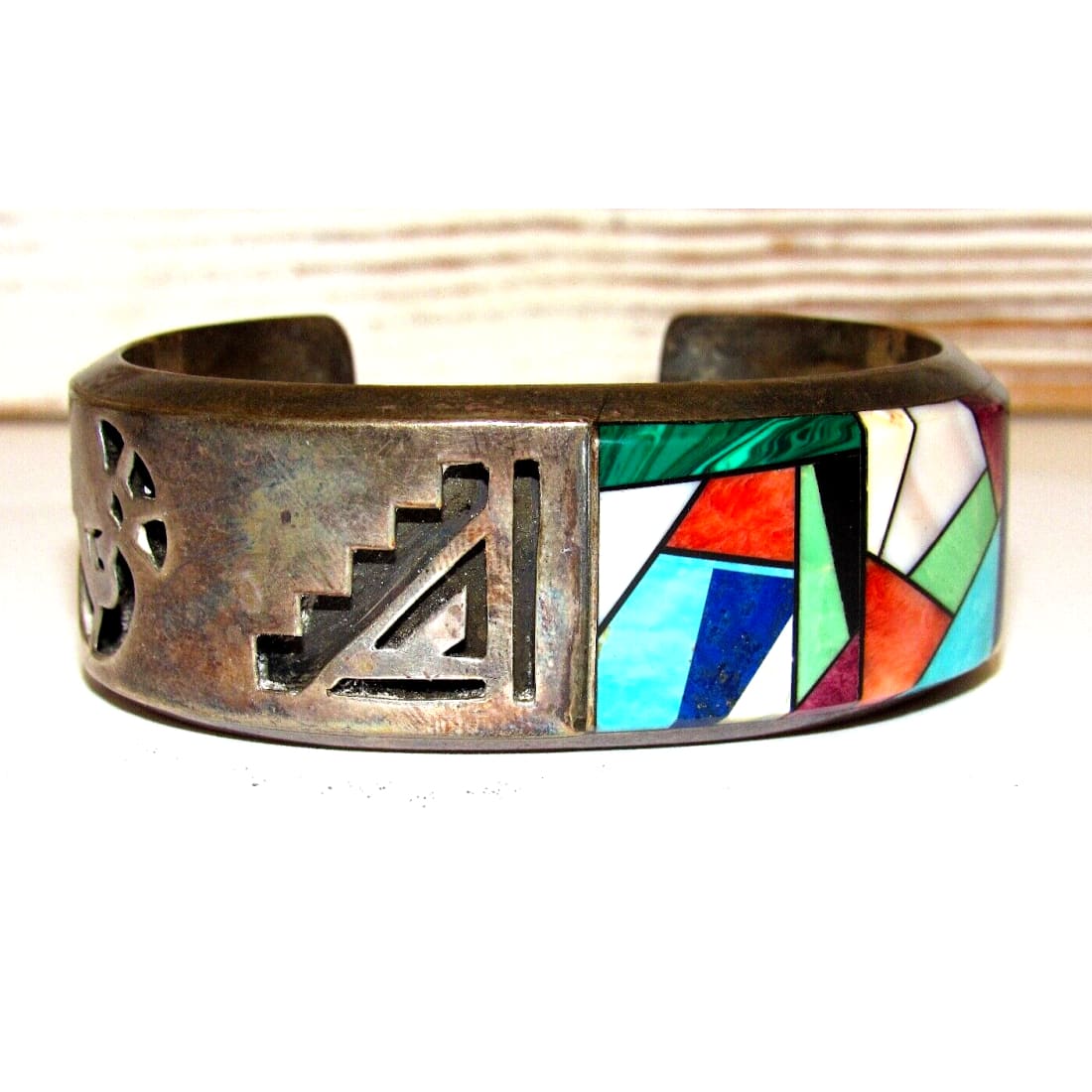 NAVAJO Dean Brown Museum Quality Cuff Bracelet Sterling