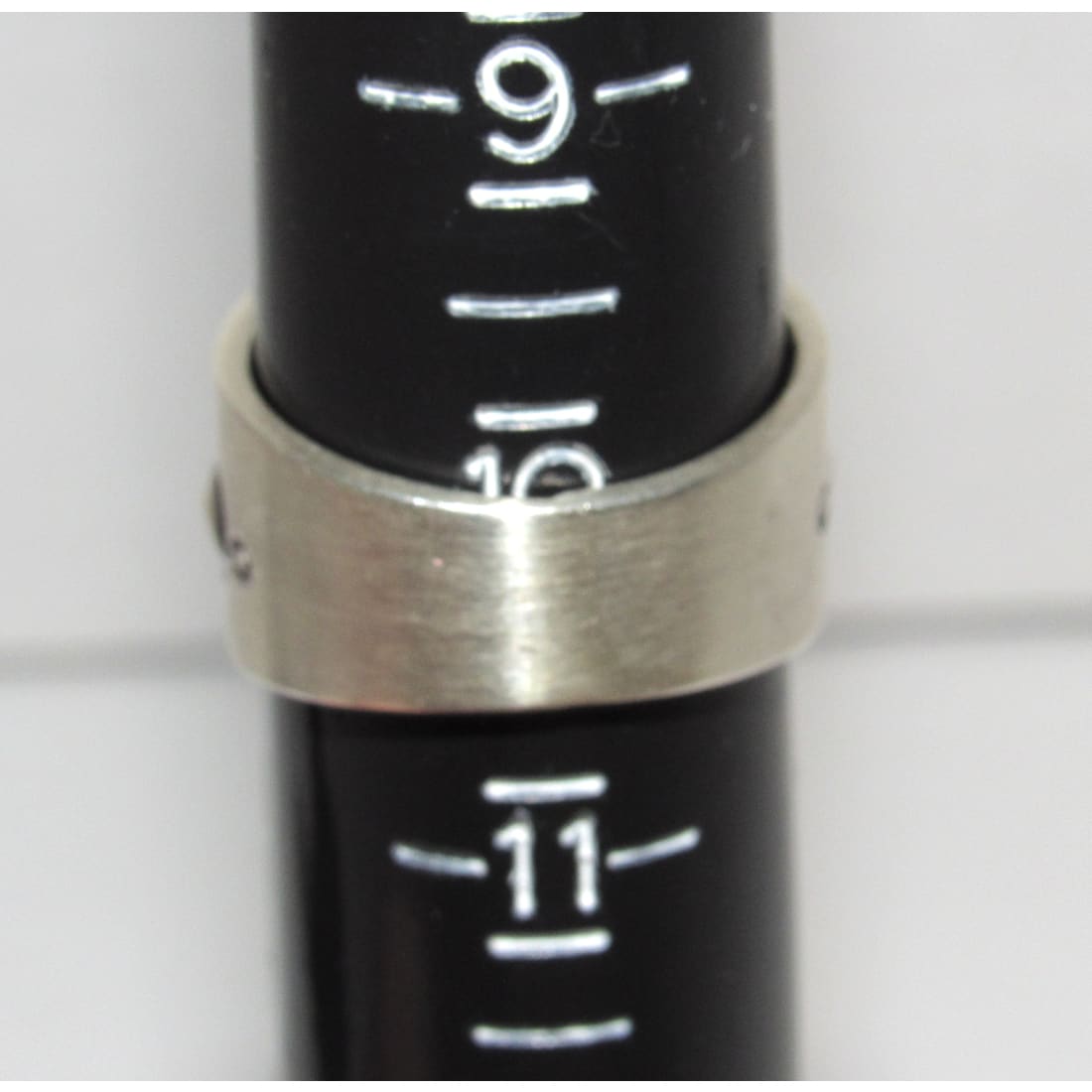 Navajo Martha Cayatineto Ring Size 10 Sterling Silver Band