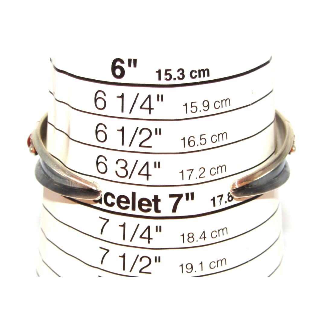Navajo Mediterranean Coral Stacker Cuff Bracelet Sterling