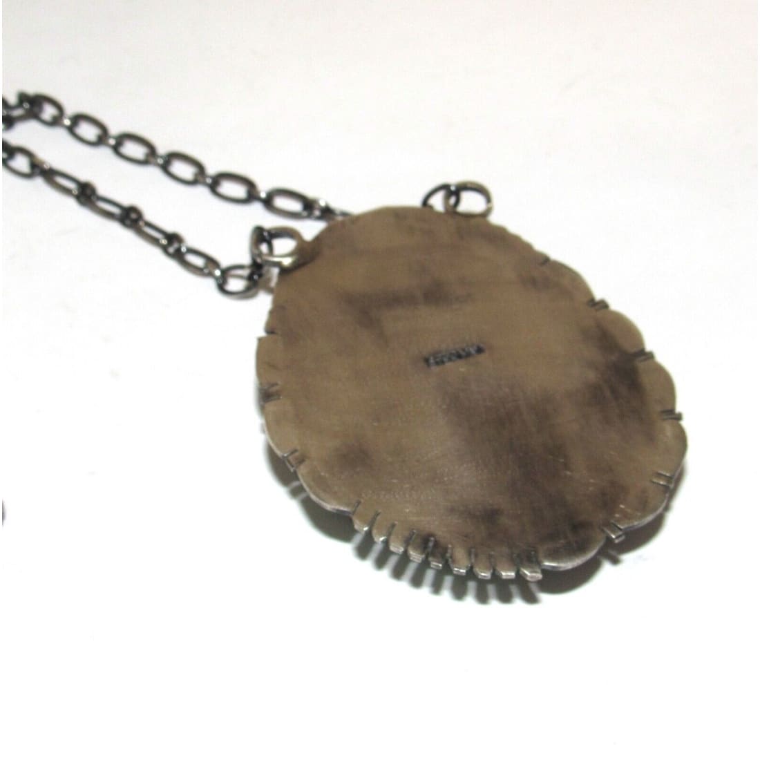 Massive Navajo Number 8 Turquoise Necklace Sterling Silver