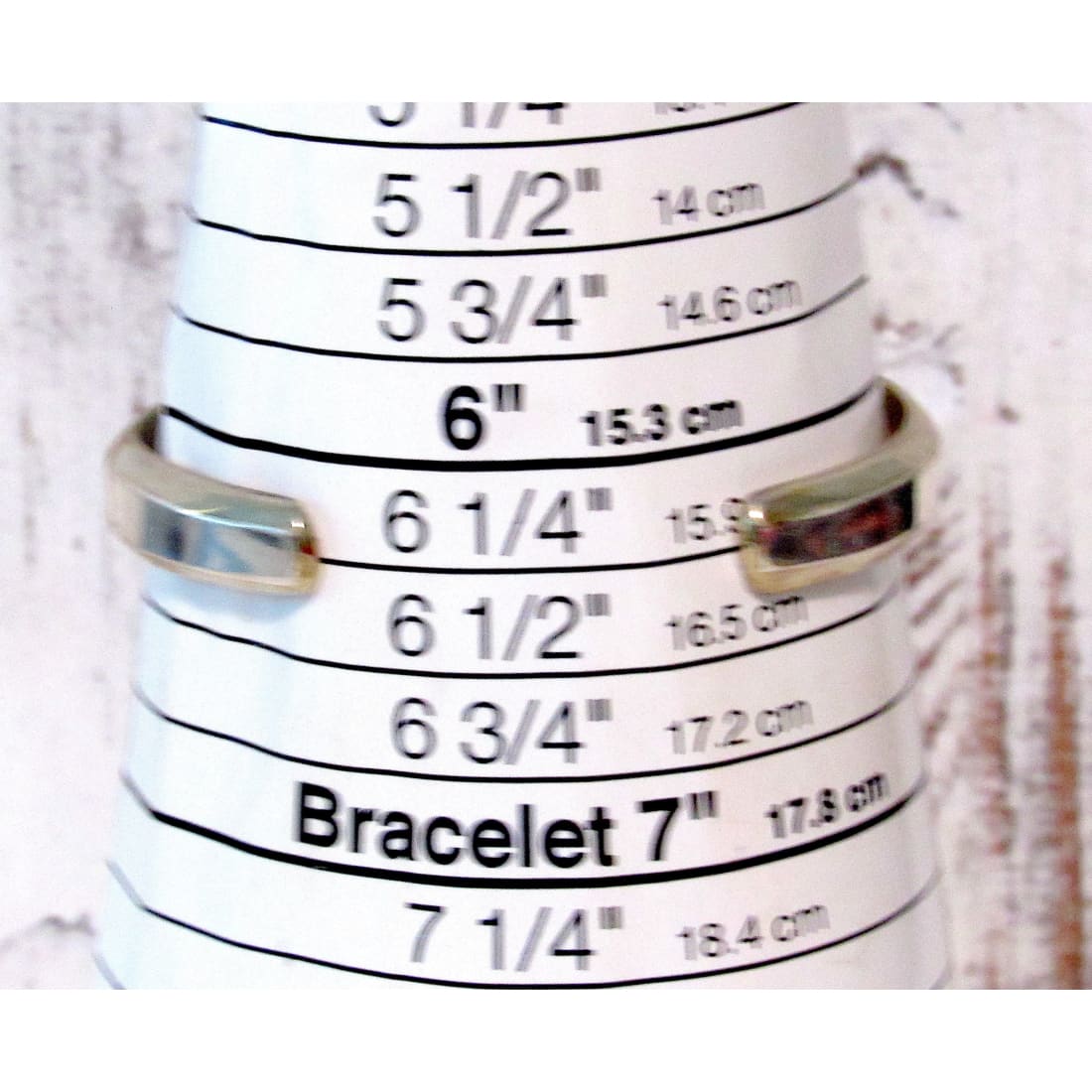 Navajo Orange Spiny Inlay Stacker Cuff Bracelet Sterling