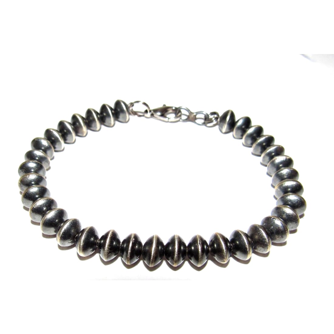 Navajo Pearl Beaded Bracelet Native American Sterling Silver