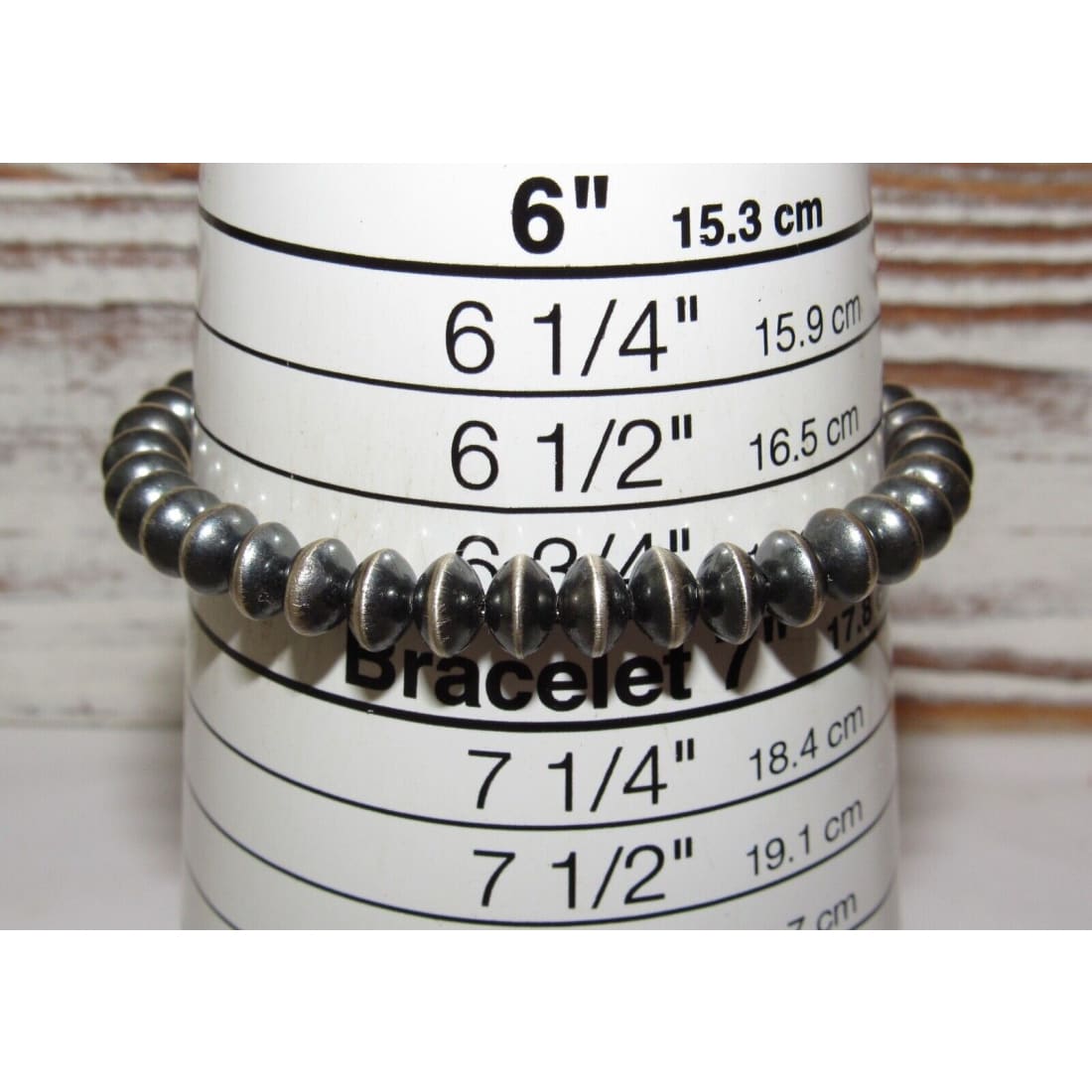 Navajo Pearl Beaded Bracelet Native American Sterling Silver