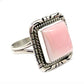 Navajo Pink Conch Ring Size 8.5 Sterling Silver J. Frank