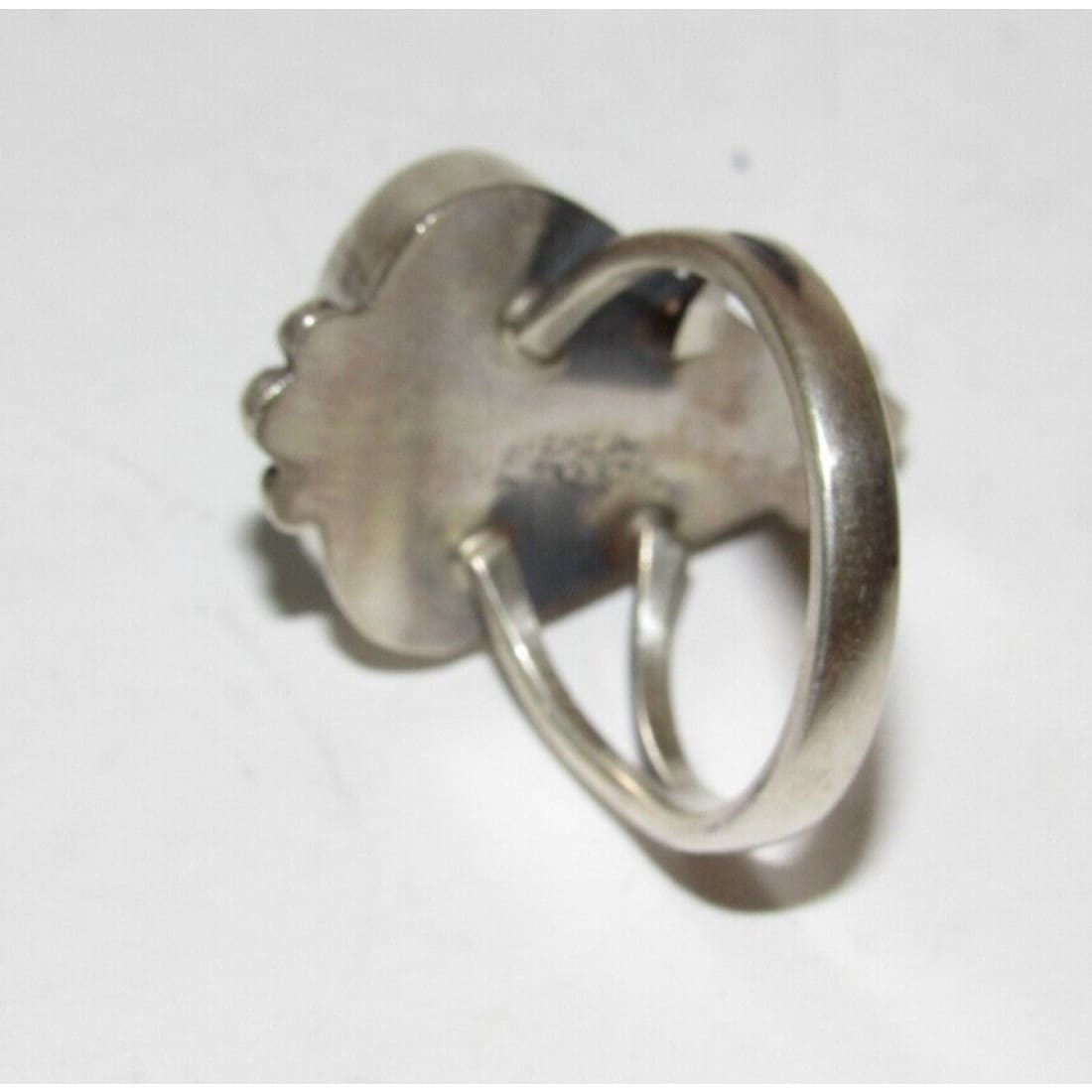 Navajo Sonoran Gold Turquoise Ring Sz 9.5 Sterling Silver
