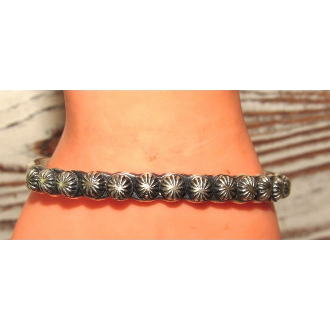 Navajo Stacker Cuff Bracelet Sterling Silver M Cayatineto -