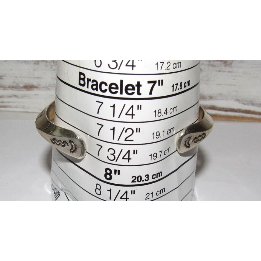 Navajo Sterling Carinated Ingot Double Sided Cuff Bracelet R