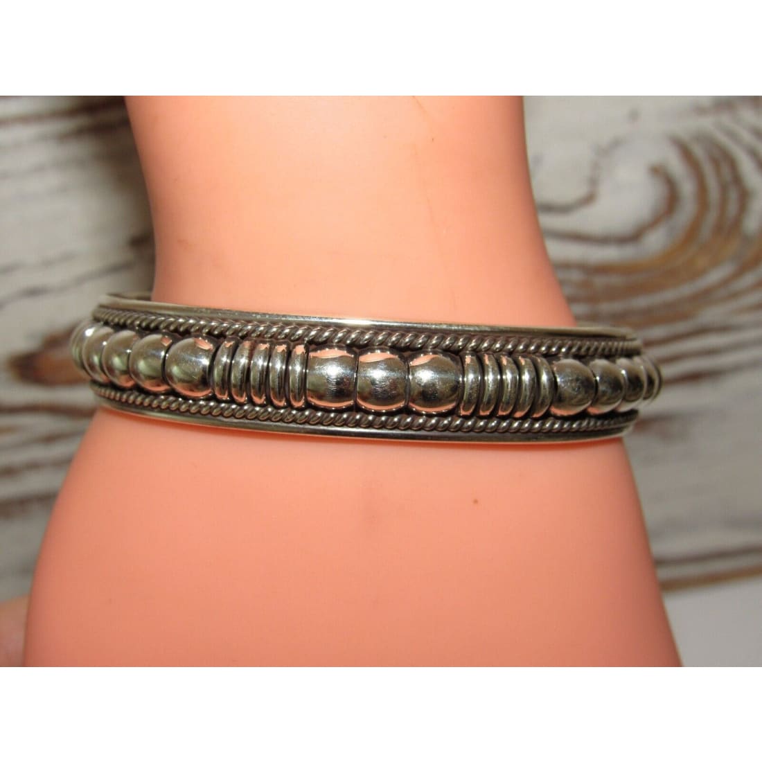 Navajo Sterling Silver Cuff Bracelet Tom Charley Native