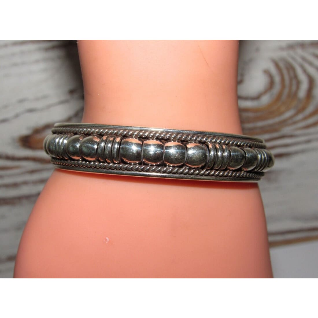 Navajo Sterling Silver Cuff Bracelet Tom Charley Native
