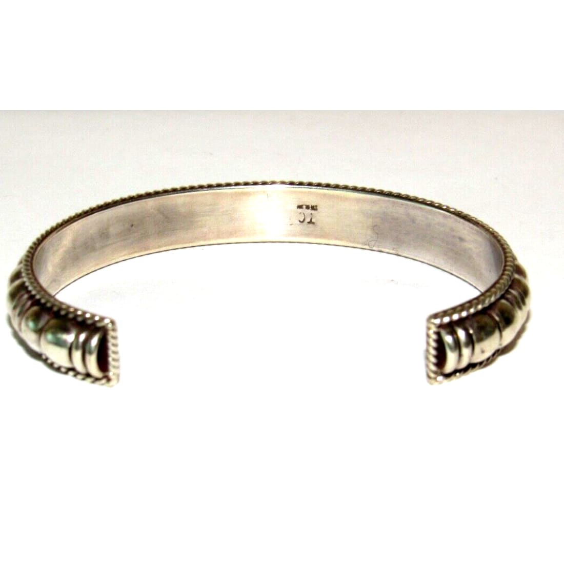 Navajo Sterling Silver Cuff Bracelet Tom Charley Native