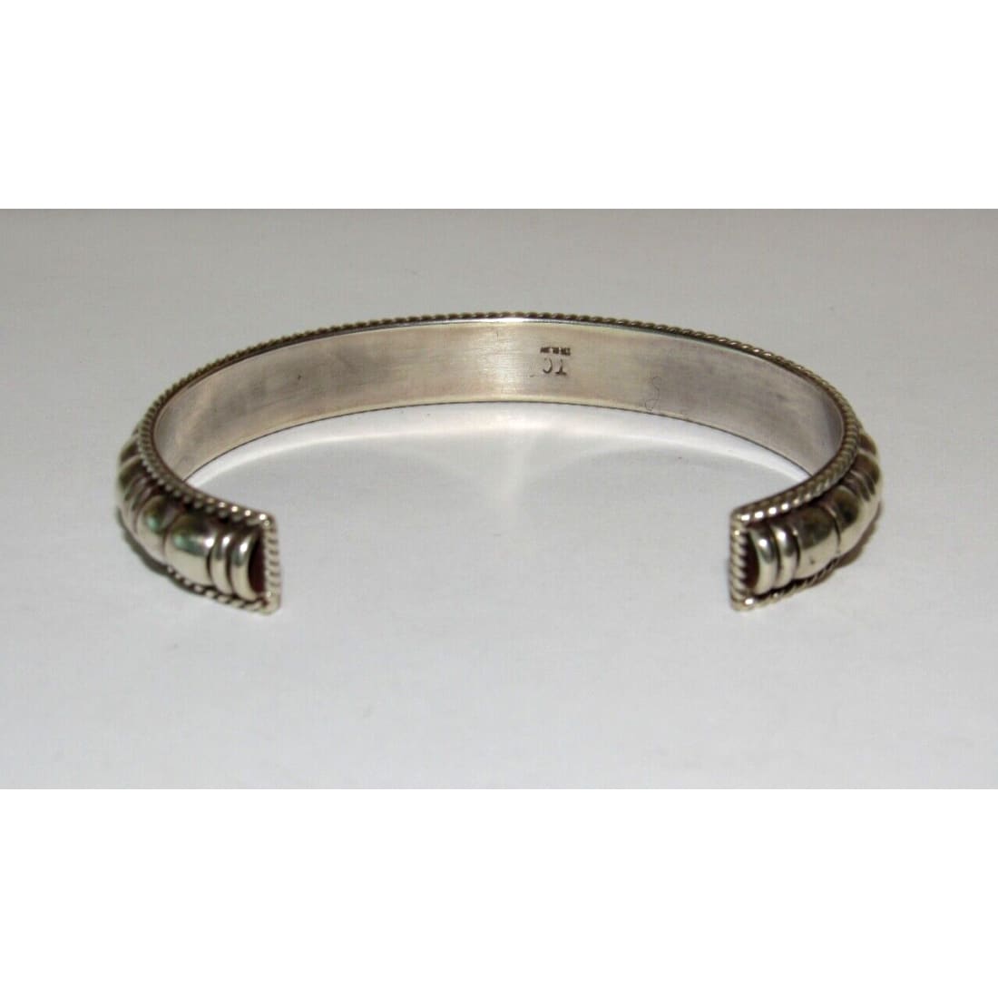 Navajo Sterling Silver Cuff Bracelet Tom Charley Native