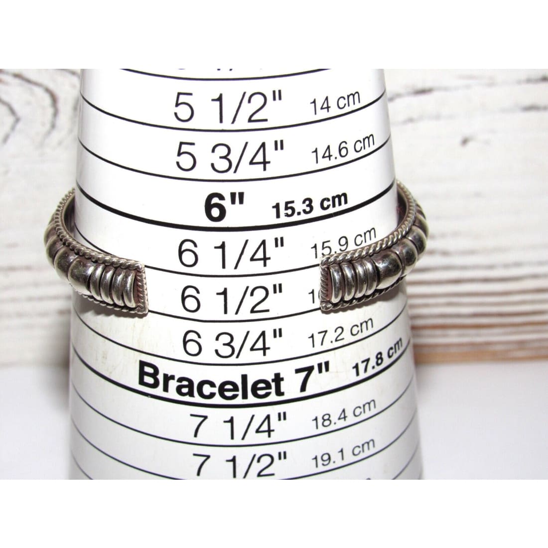 Navajo Sterling Silver Cuff Bracelet Tom Charley Native