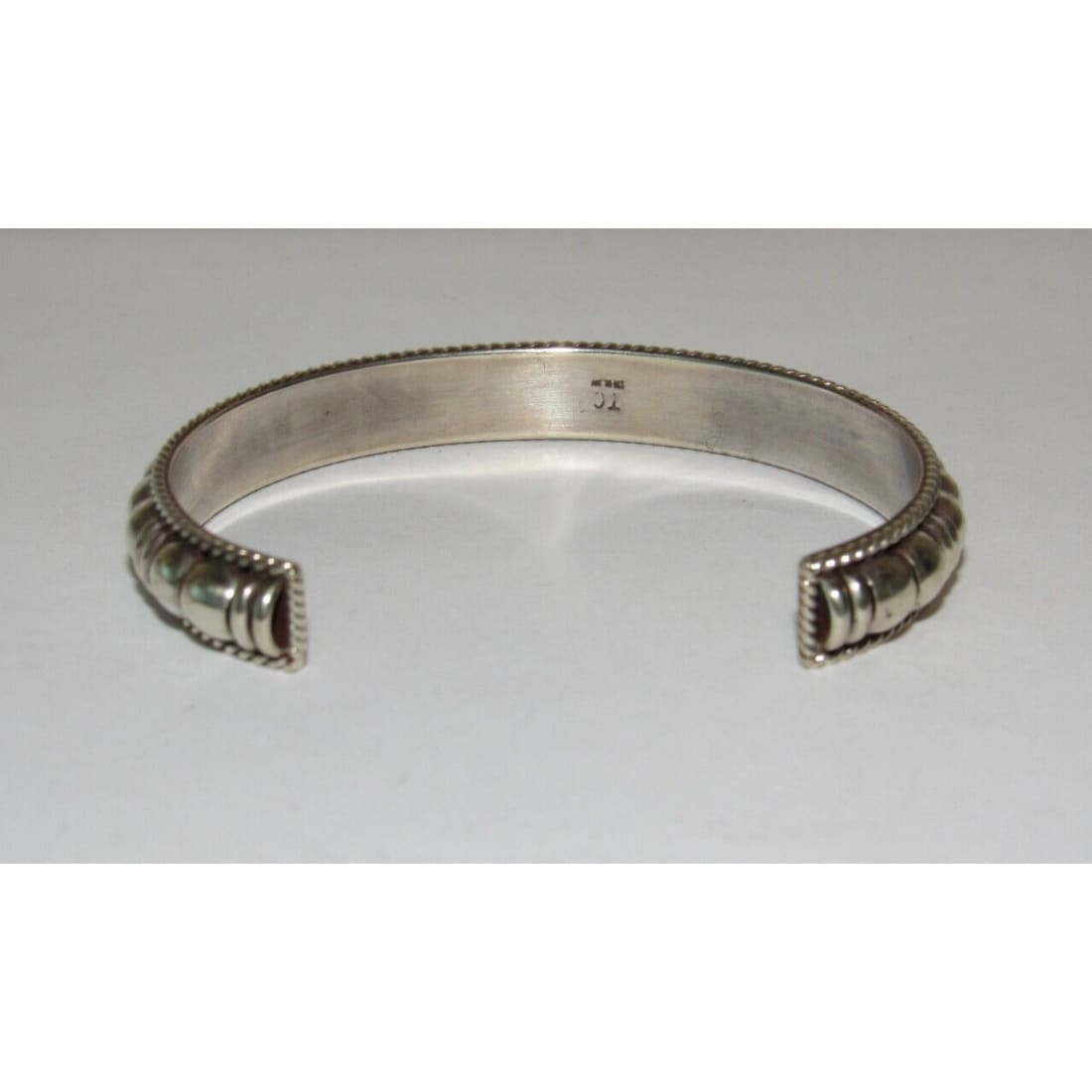 Navajo Sterling Silver Cuff Bracelet Tom Charley Native