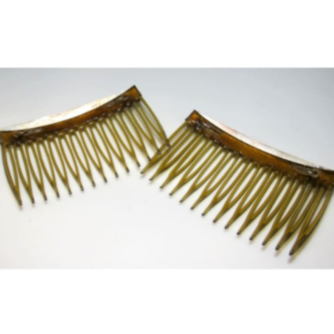 Navajo Turquoise Hair Combs Sterling Silver - A Pair -