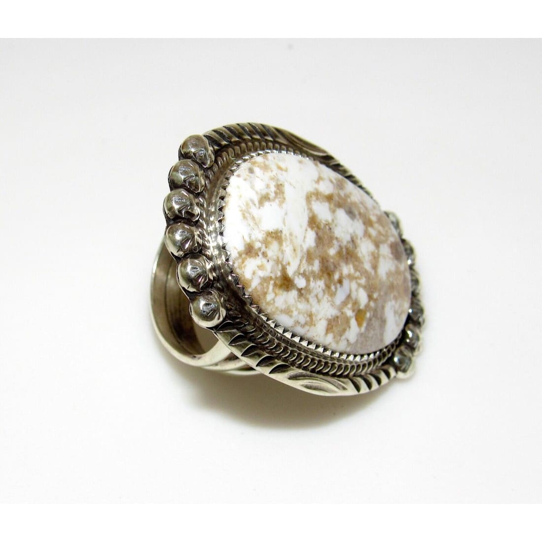 Large Navajo Wild Horse Ring Sz 9 Sterling Silver Native