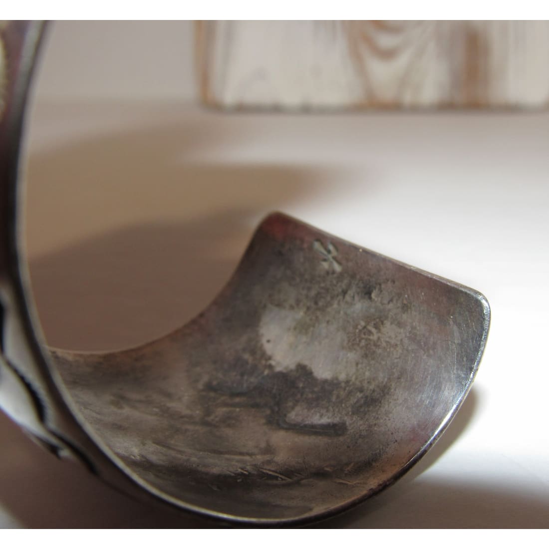 Old Pawn Navajo Gibson Gene Cuff Bracelet Sterling Silver