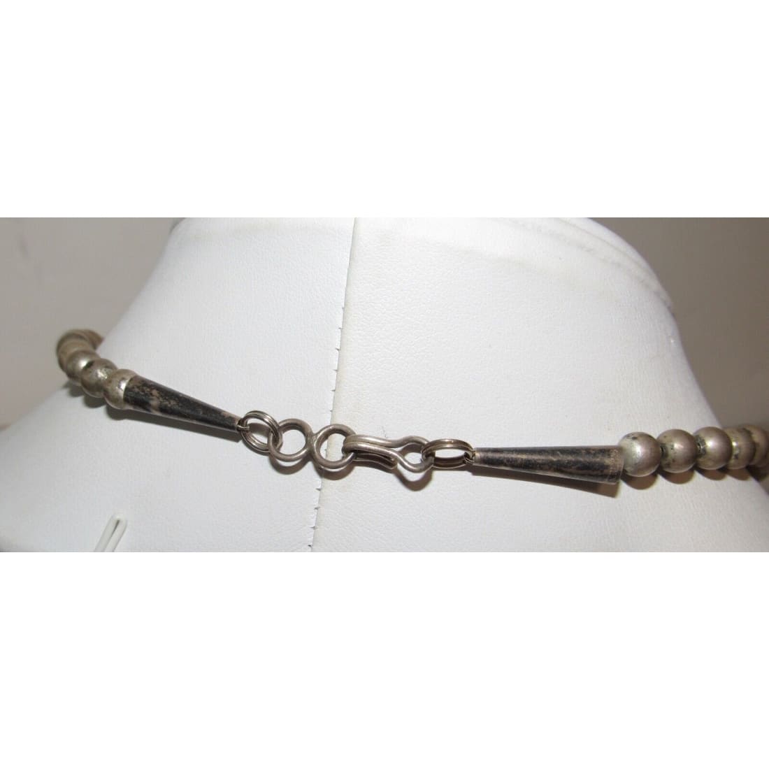 Old Pawn Navajo Pearls Necklace 6-12mm Graduated Beads