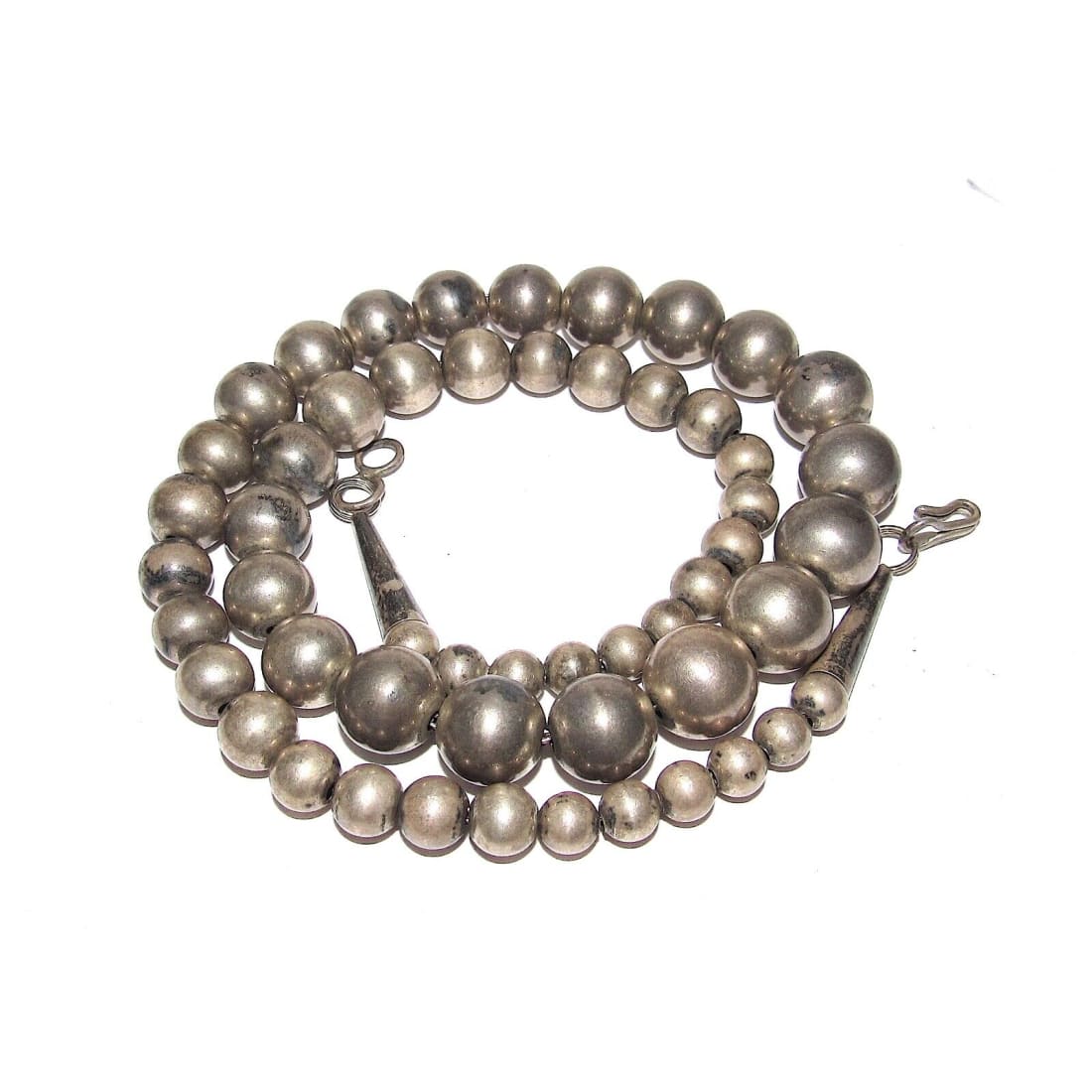 Old Pawn Navajo Pearls Necklace 6-12mm Graduated Beads