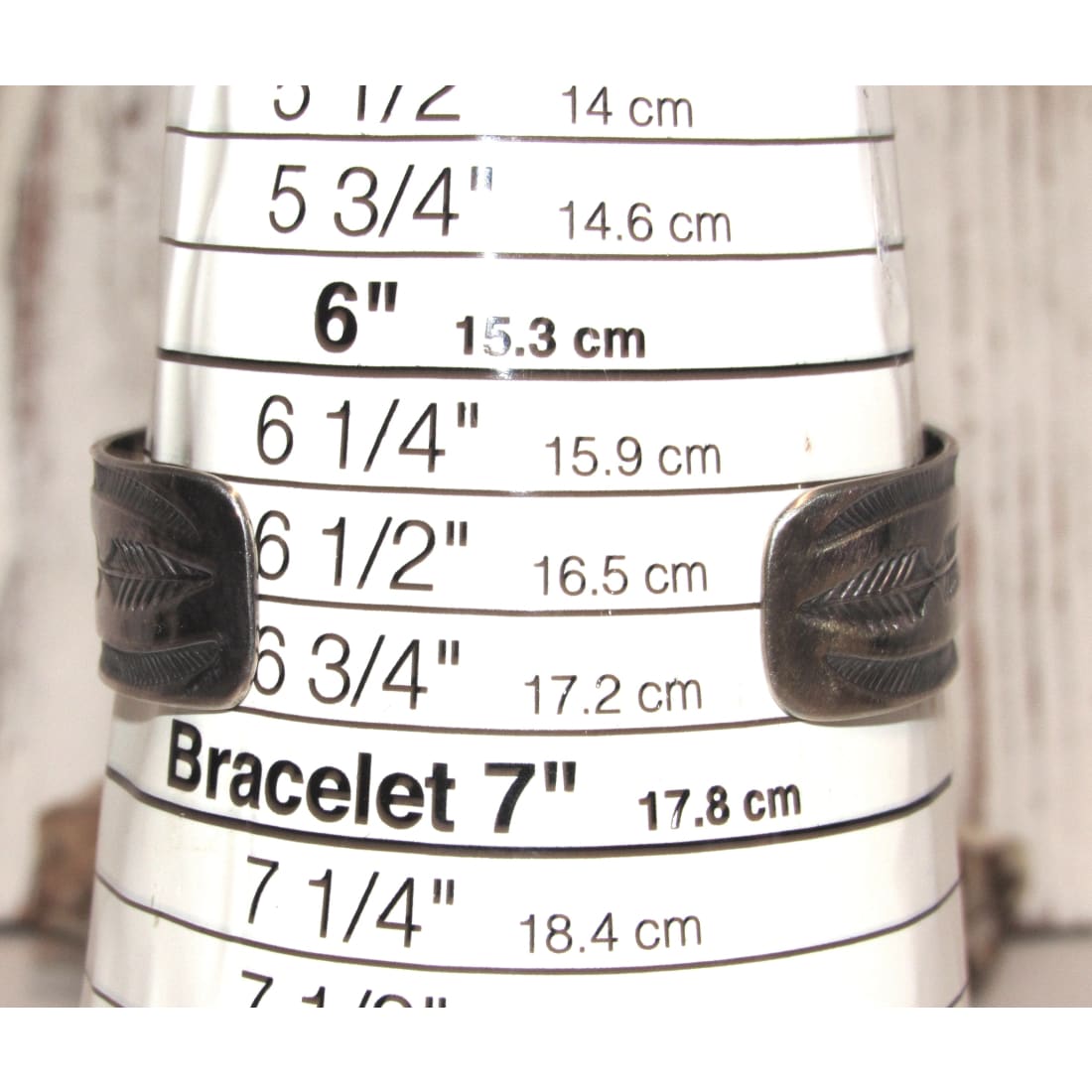Old Pawn Navajo Petrified Wood Cuff Bracelet Ingot Sterling