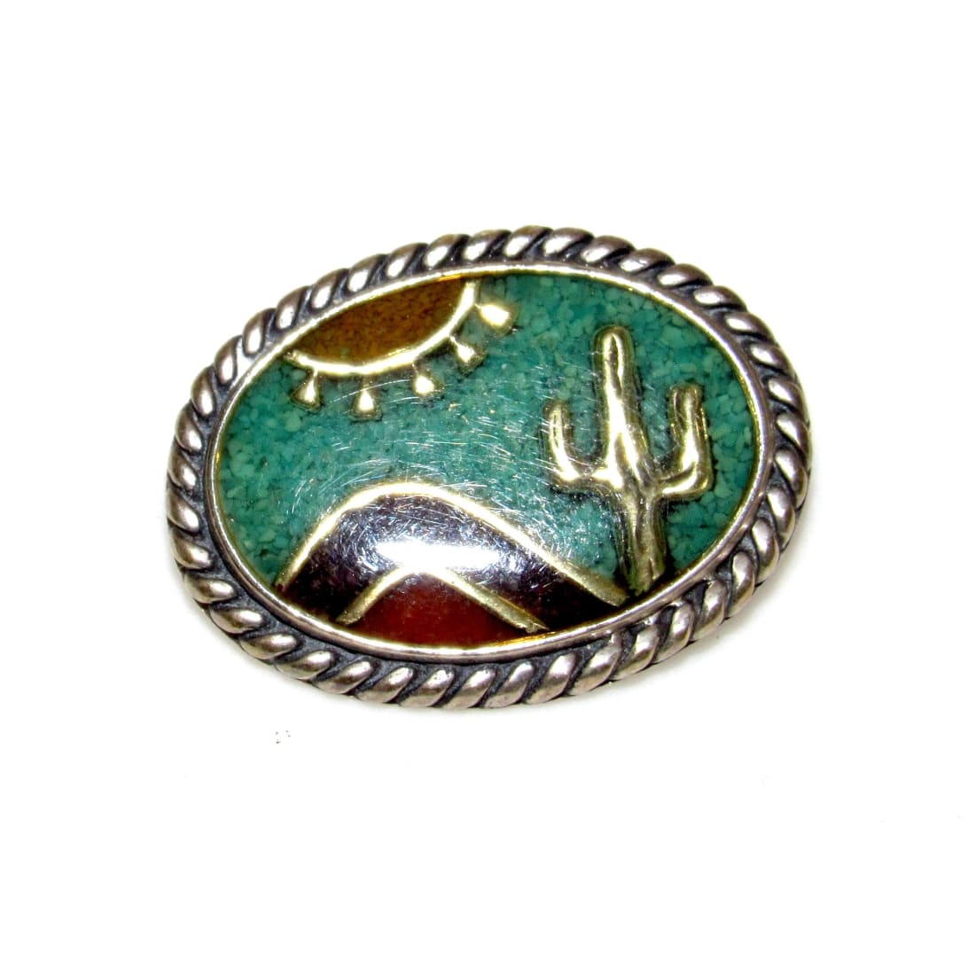 Carolyn pollack relios 925 sterling silver turquoise pendant southwest jewelry top