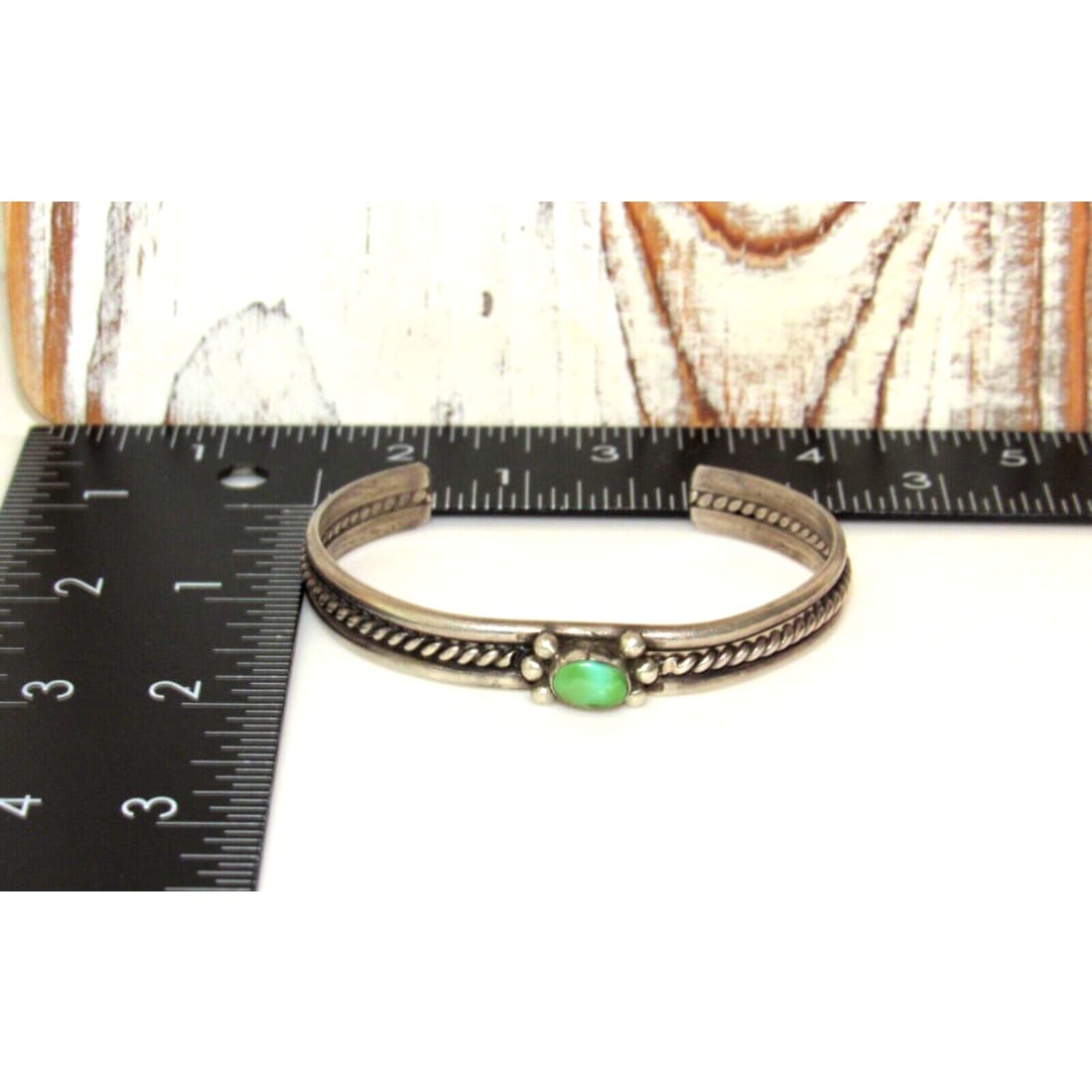 VTG Navajo Royston Turquoise Cuff Bracelet Sterling Silver