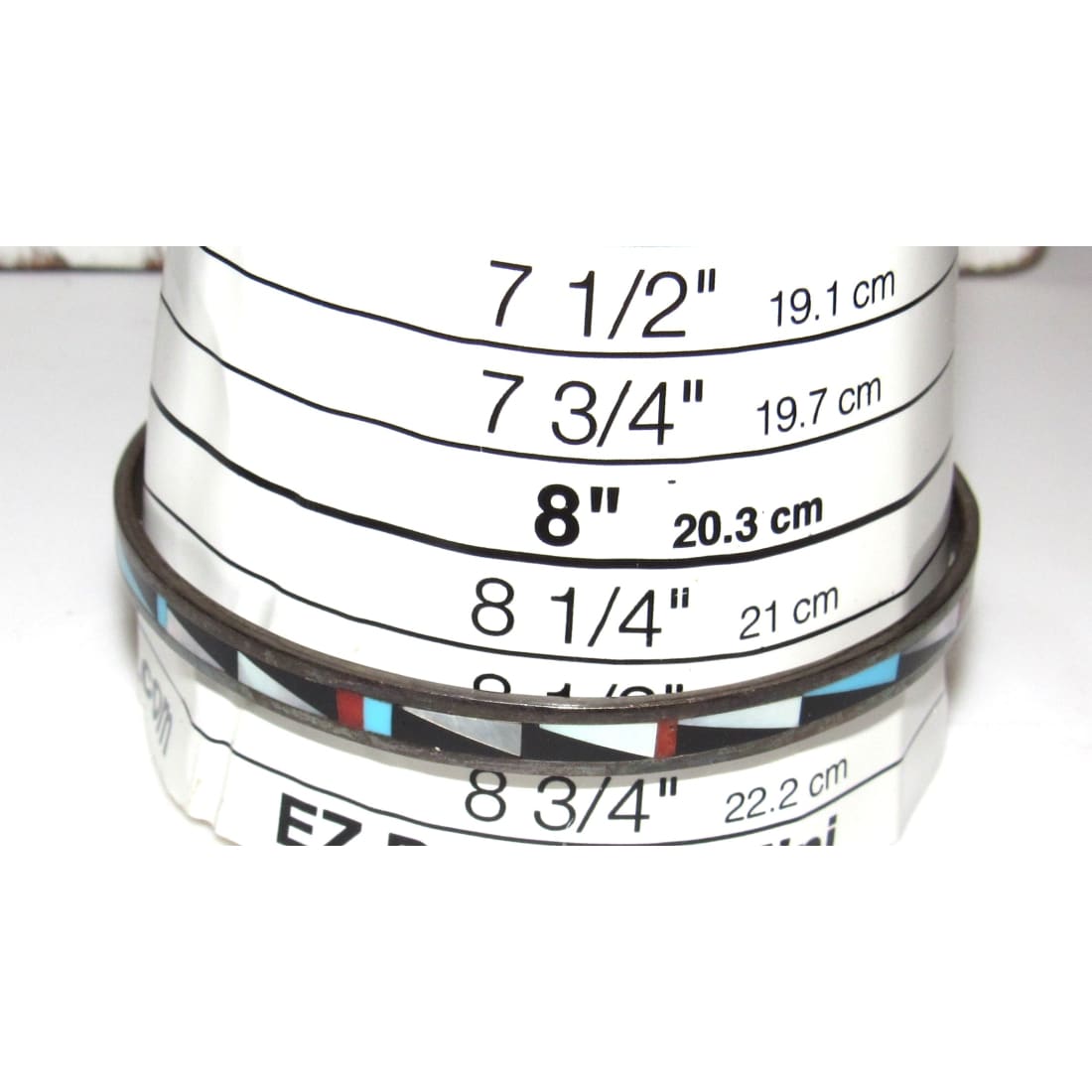 VTG Zuni Sterling Silver Bangle Bracelet 8.5’’