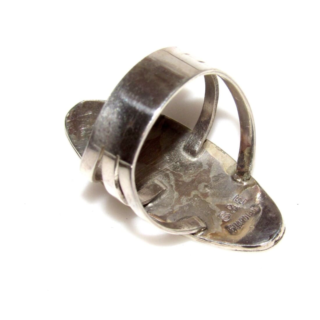 Zuni Inlay Blue Jay Bird Ring Size 6.5 Sammy & Esther