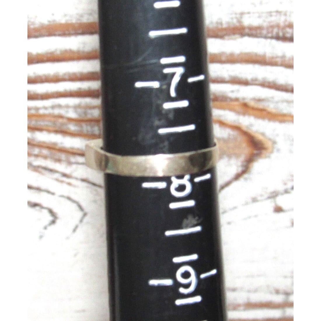 Zuni Turquoise Inlay Ring Sz 8 Sterling Signed Native