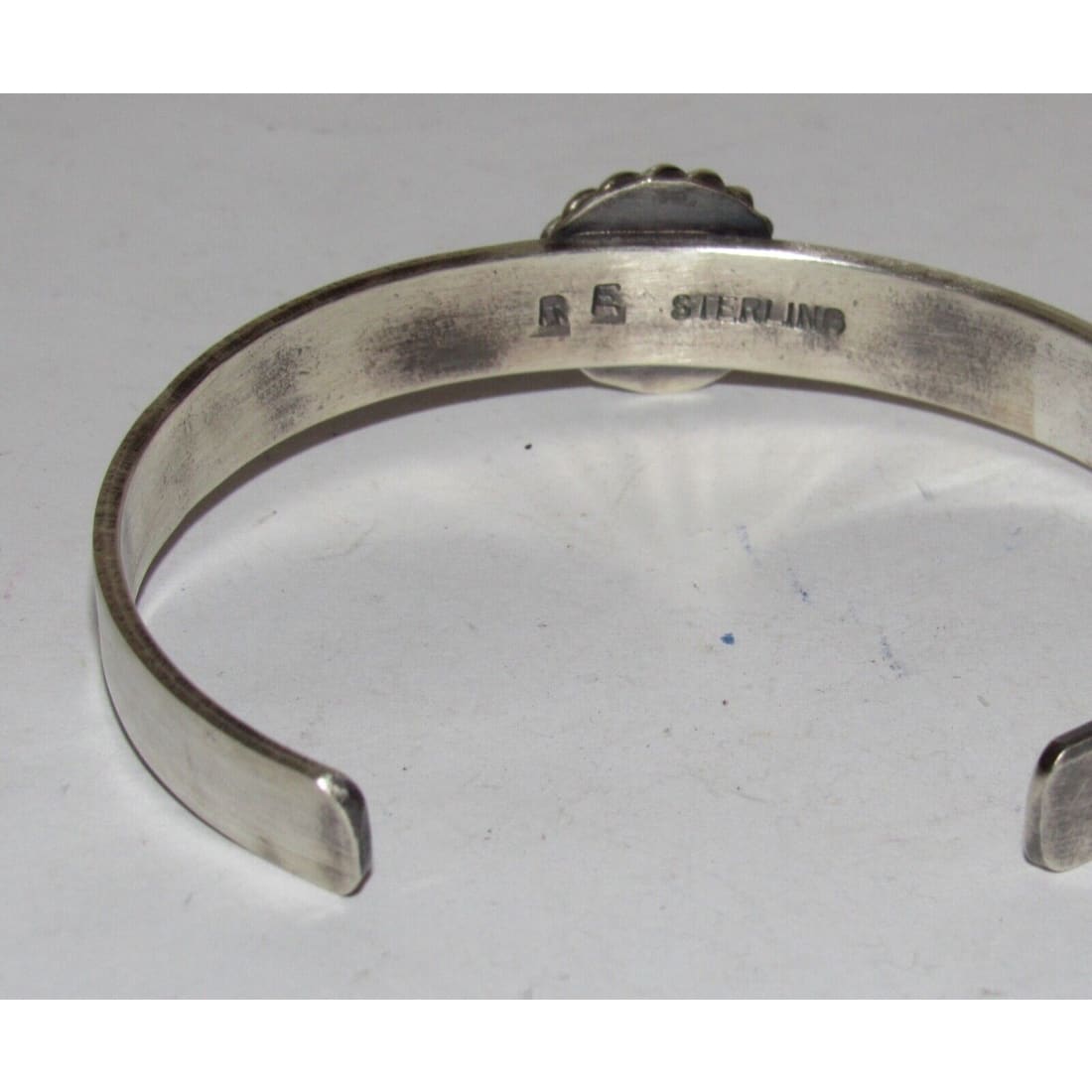 Navajo Golden Hills Turquoise Stacker Cuff Sterling Hand