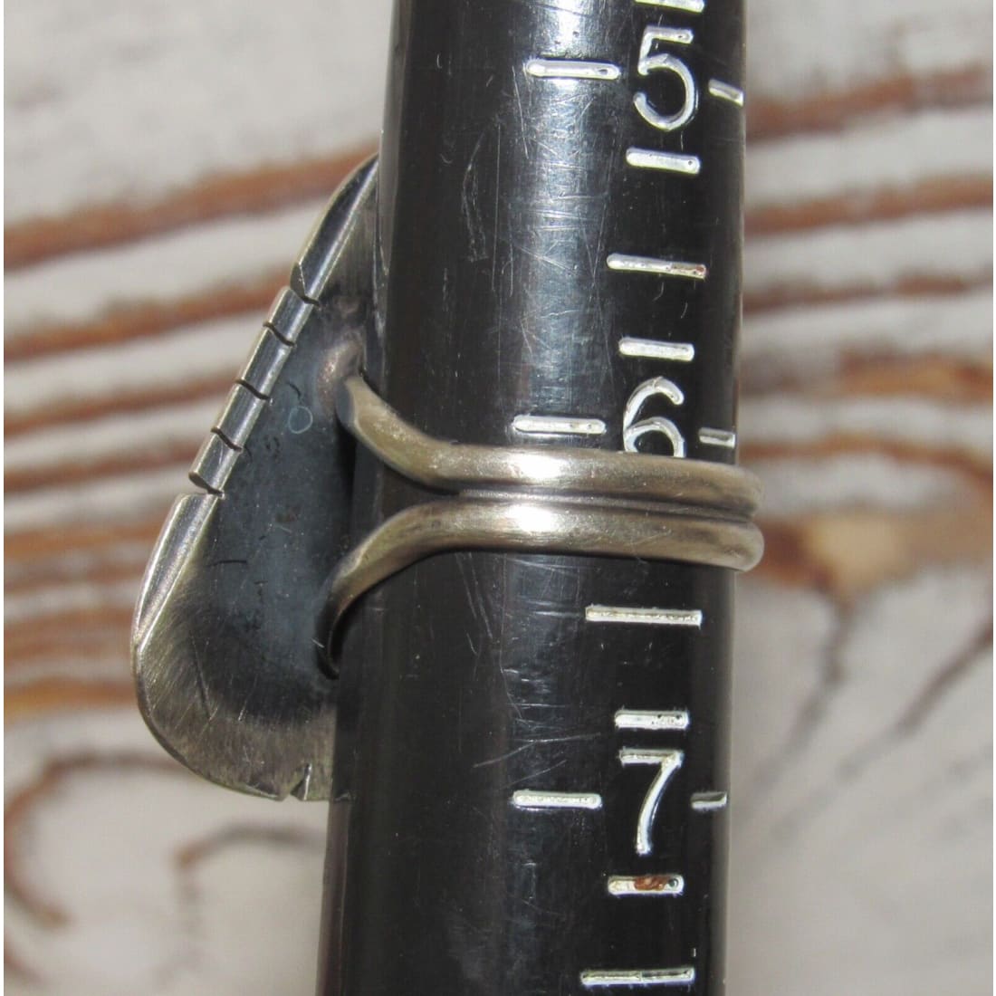 Navajo Orange Spiny Ring Size 6 Sterling Silver Native