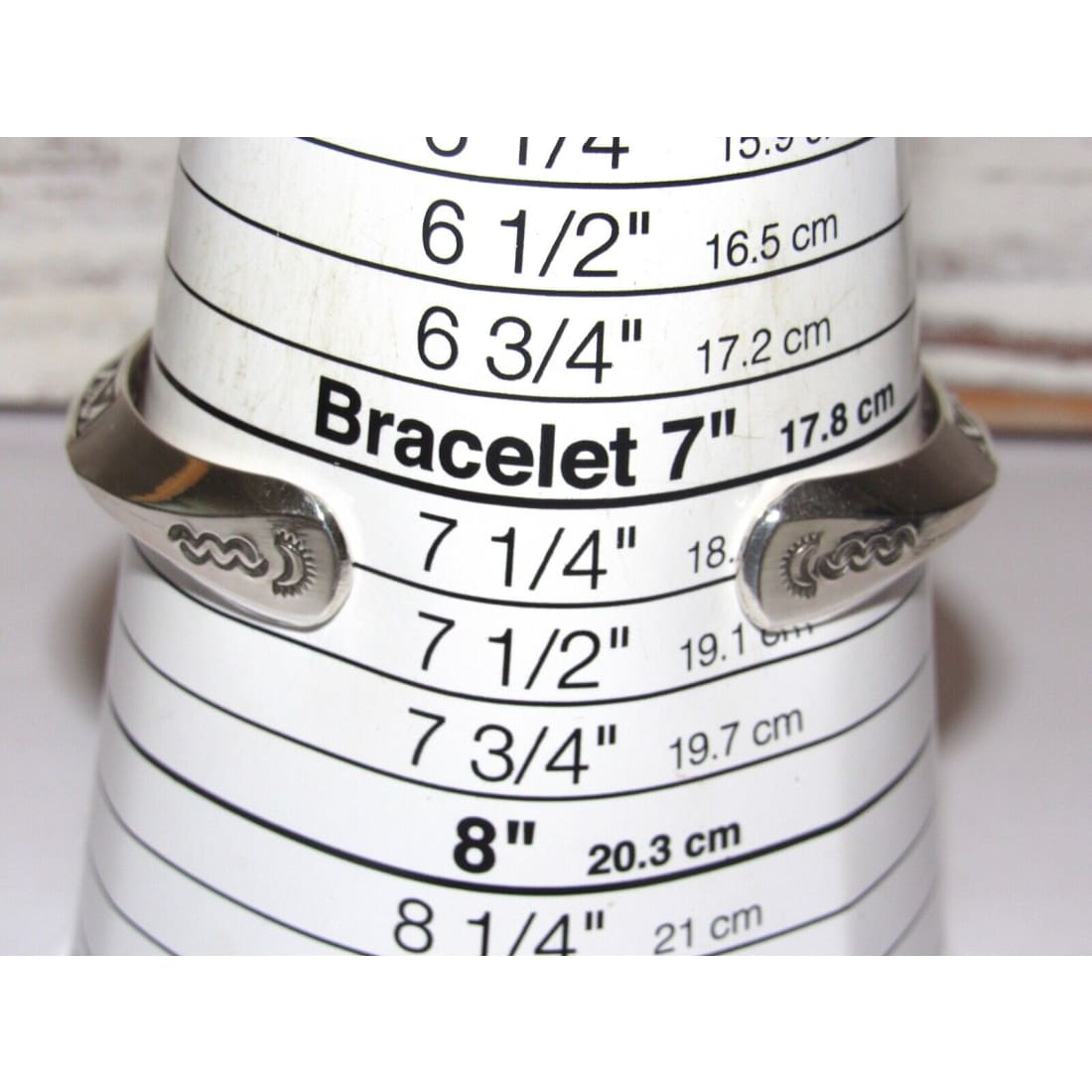 Navajo Sterling Carinated Ingot Double Sided Cuff Bracelet R