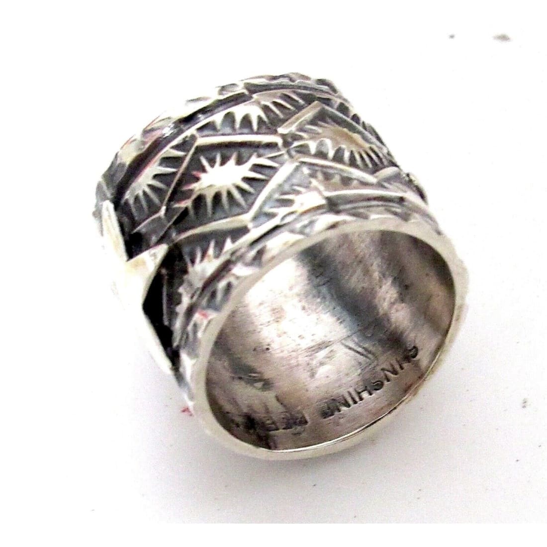 Navajo Sunshine Reeves Star Ring Size 7 Sterling Silver