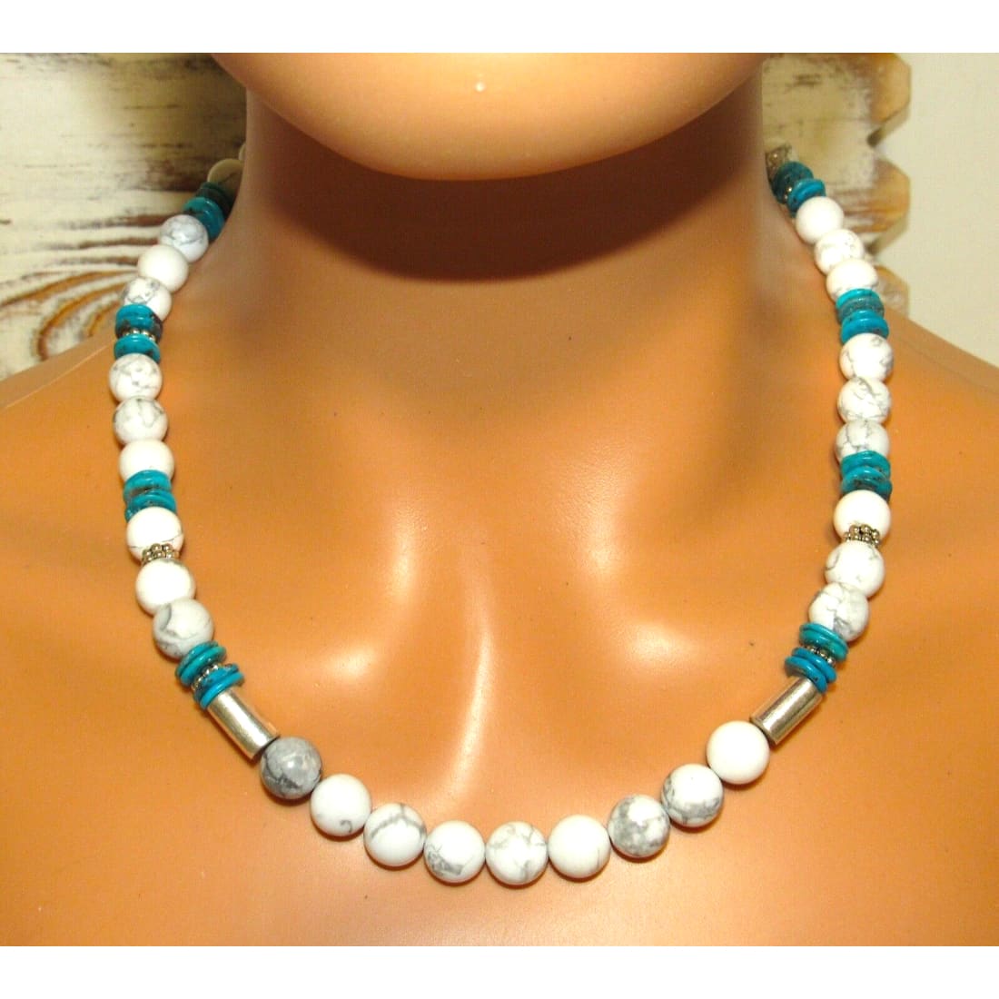 White buffalo sale turquoise beads