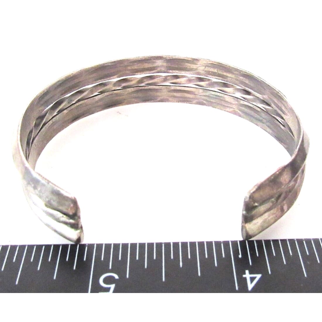 Old Pawn Navajo Double Carinated Ingot Cuff Bracelet