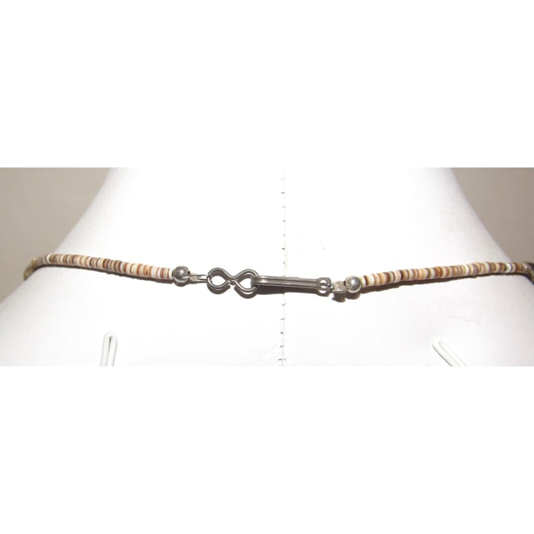 VTG Navajo Multi Strand Heishi Necklace Turquoise Rolled