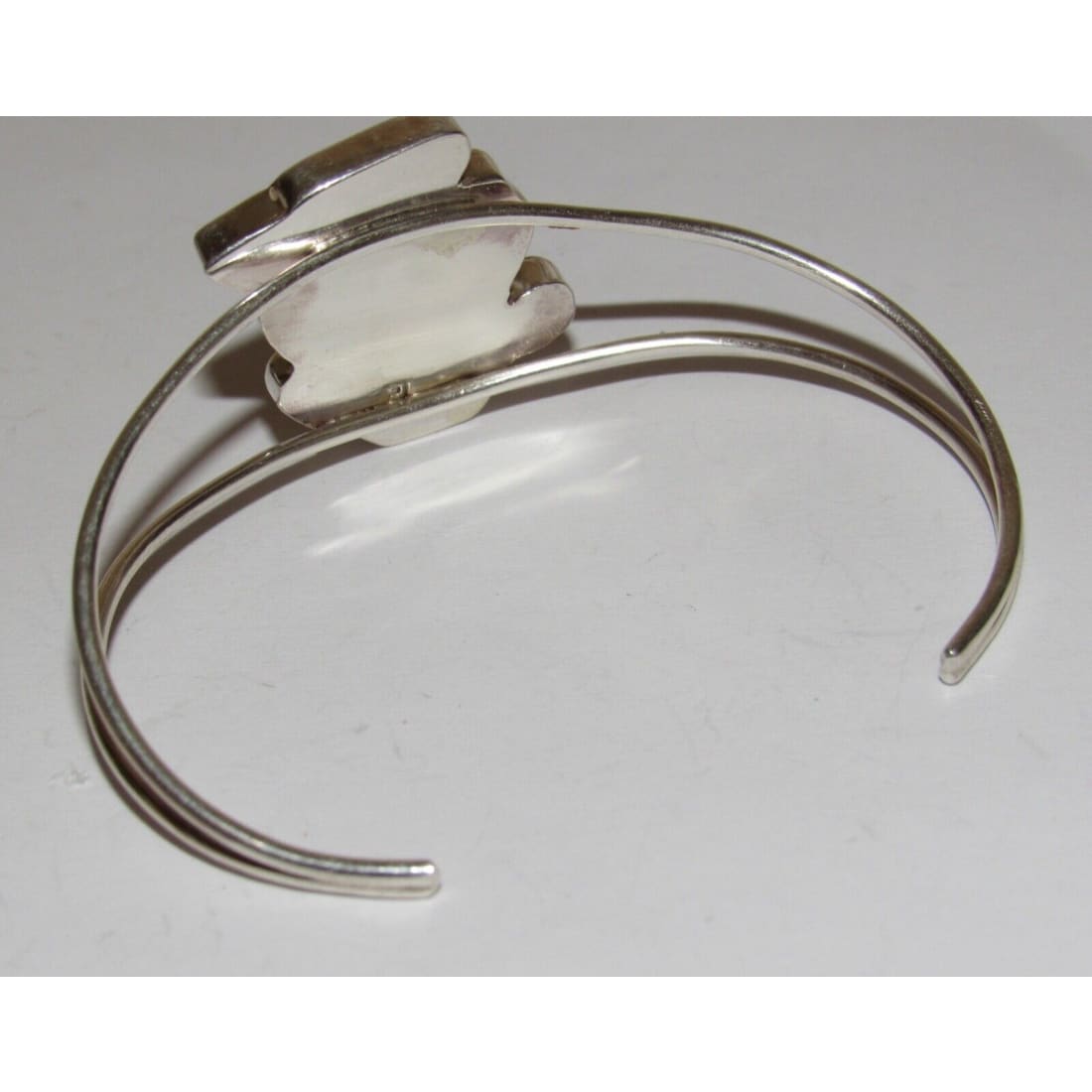 Zuni Donald Duck Character Inlay Bracelet Sterling Silver