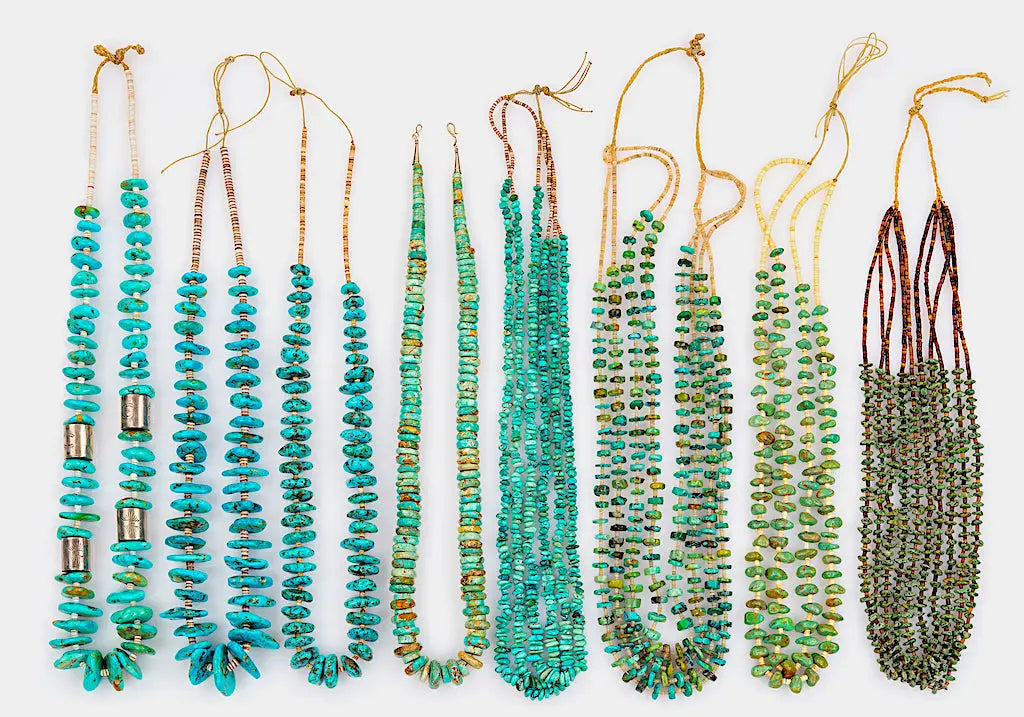 Native American Turquoise Heishi Necklaces - Timeless Beauty